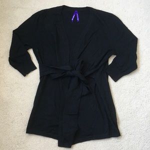 Seraphine Maternity Black Long Cardigan NWOT 8